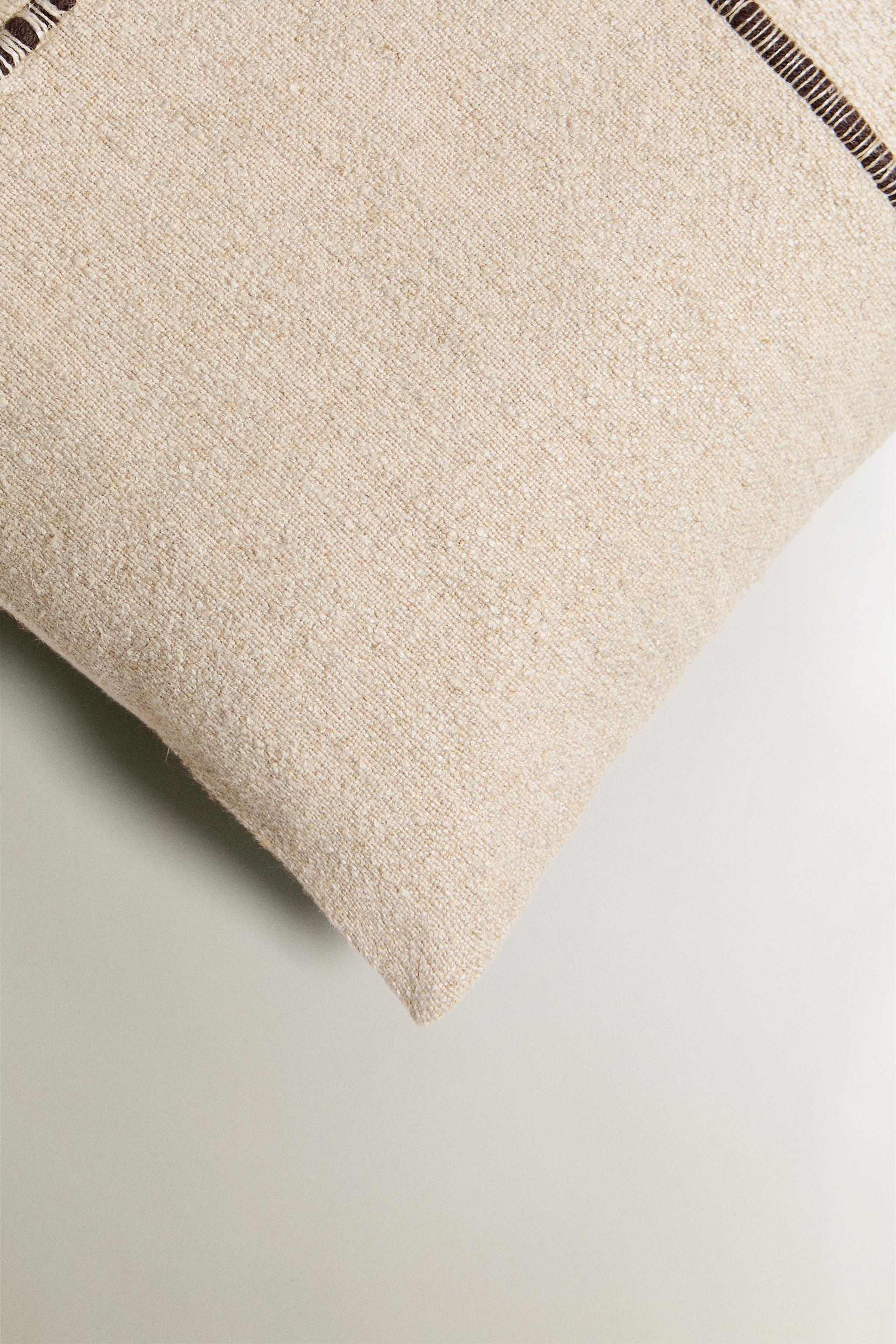 LINED THROW PILLOW COVER